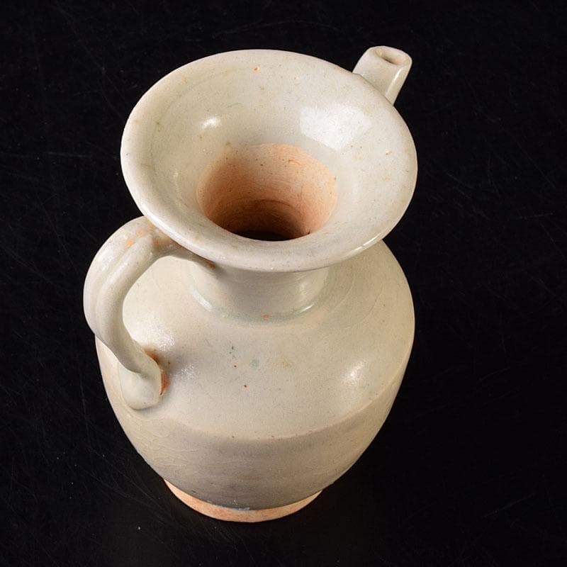 朝鮮美術　李朝　高麗白磁　水注瓶　V　R7909