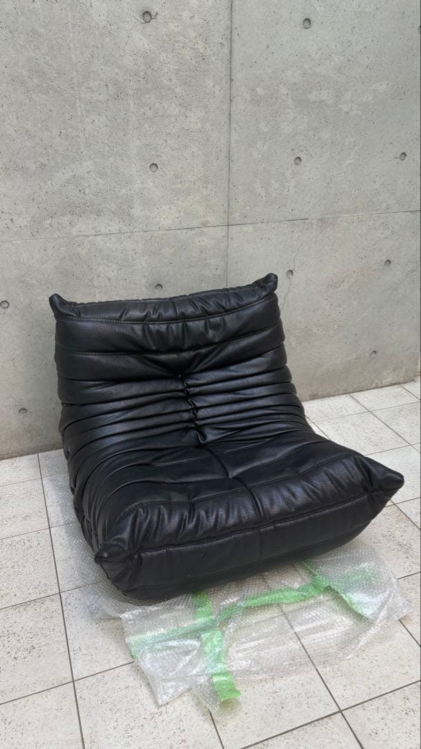 ligne roset togo 1P 本革 レザー ヴィンテージ ソファ
