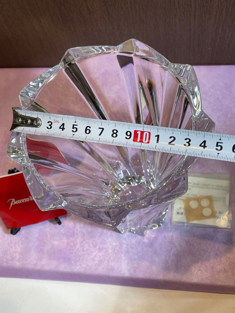 yoshi 　　　　　　　クリスタル バカラ花瓶