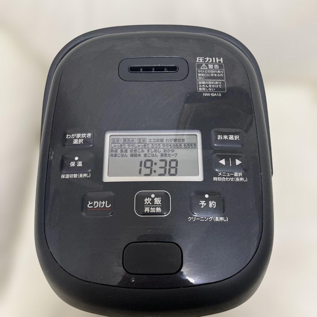 NW-BA10圧力IH炊飯器 黒