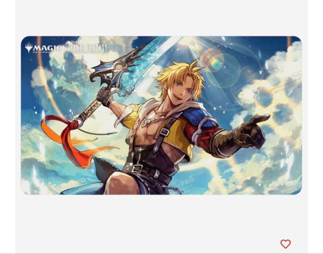 MTG×FF プレイマット　ティーダ　ファイナルファンタジー