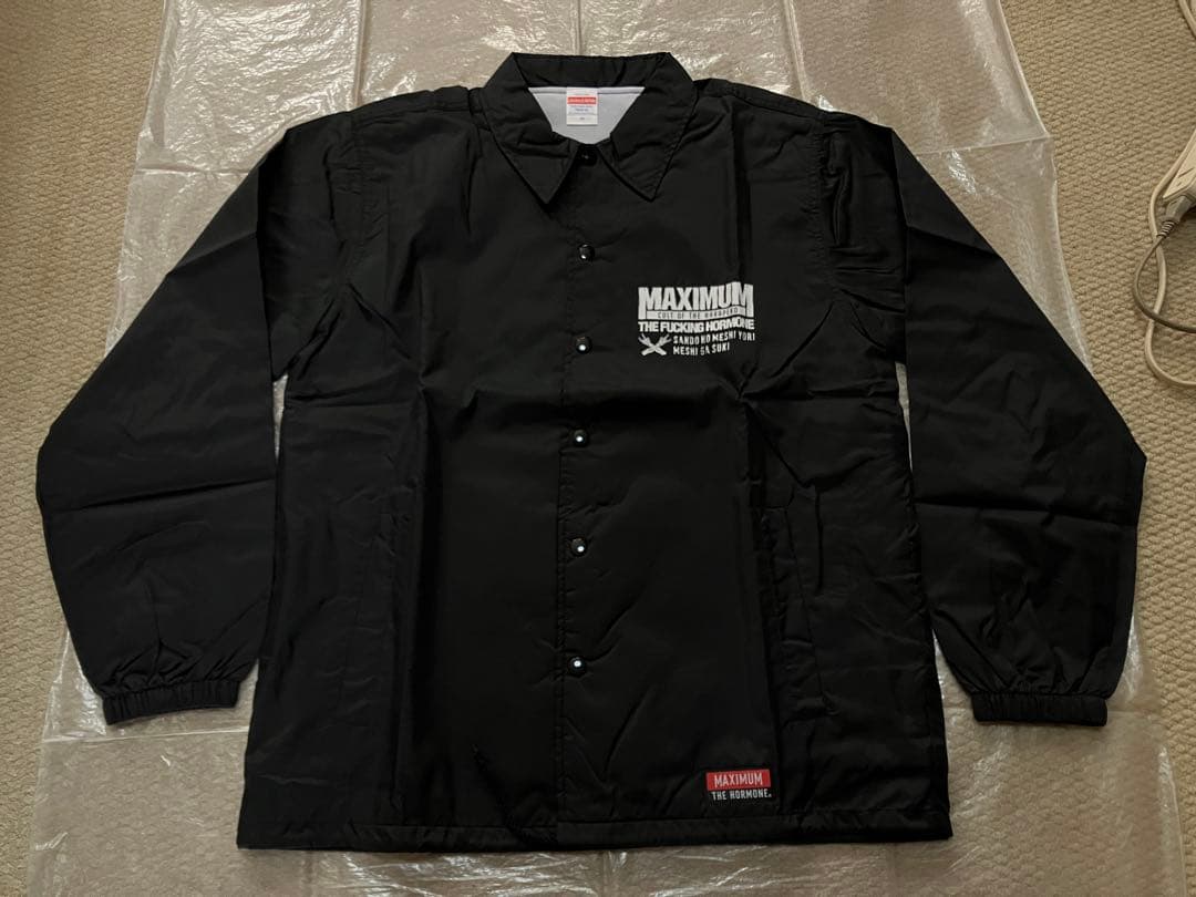 マキシマム ザ ホルモン コーチジャケット M ブラック 黒 Black