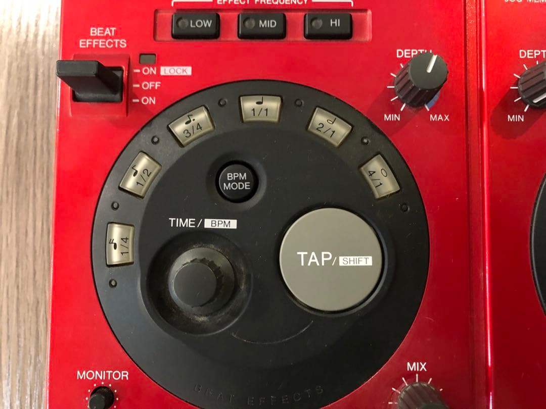 Pioneer EFX-500 DJエフェクター レッド