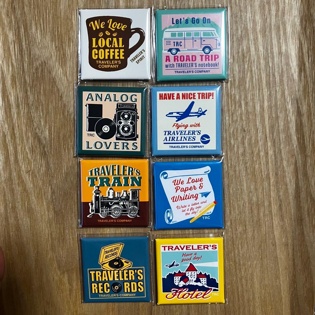トラベラーズファクトリー　スクエアマグネット 8種セット