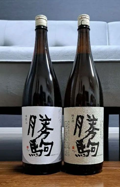 勝駒 純米酒、本仕込1800ml 2本セット