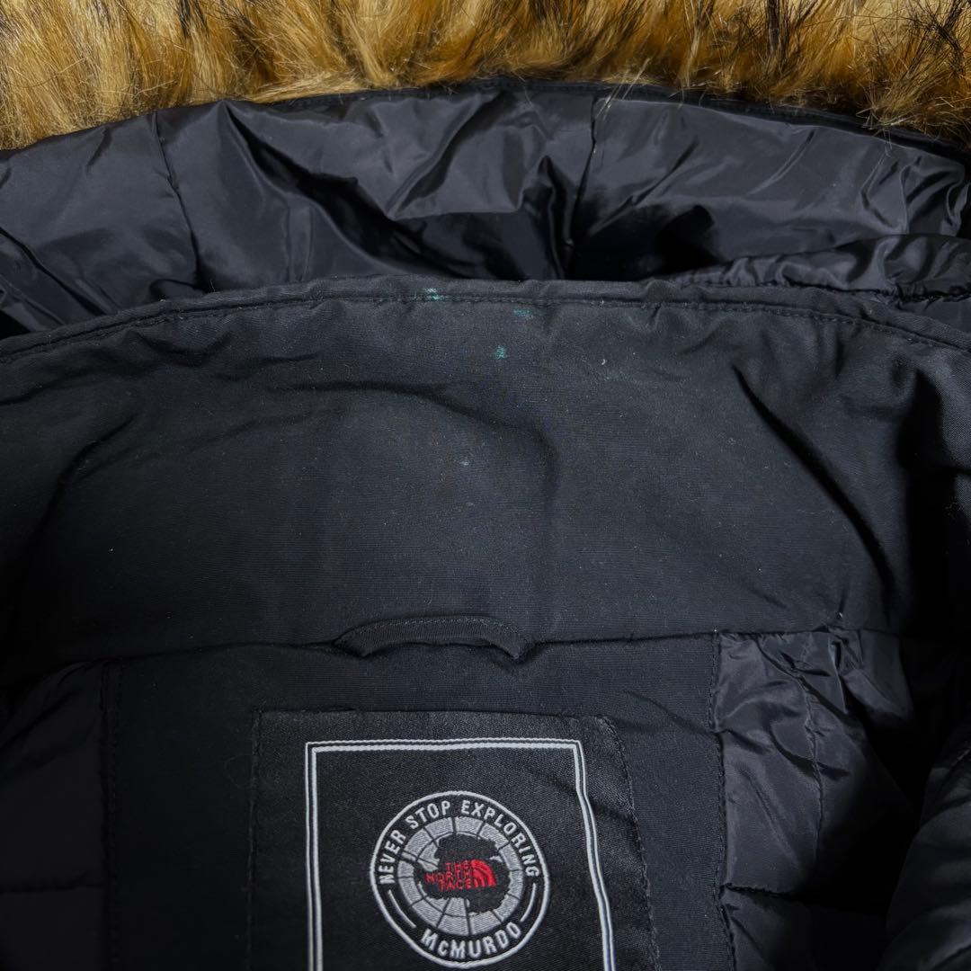 超美品 ノースフェイス マクマード ロングダウン ブラック XL
