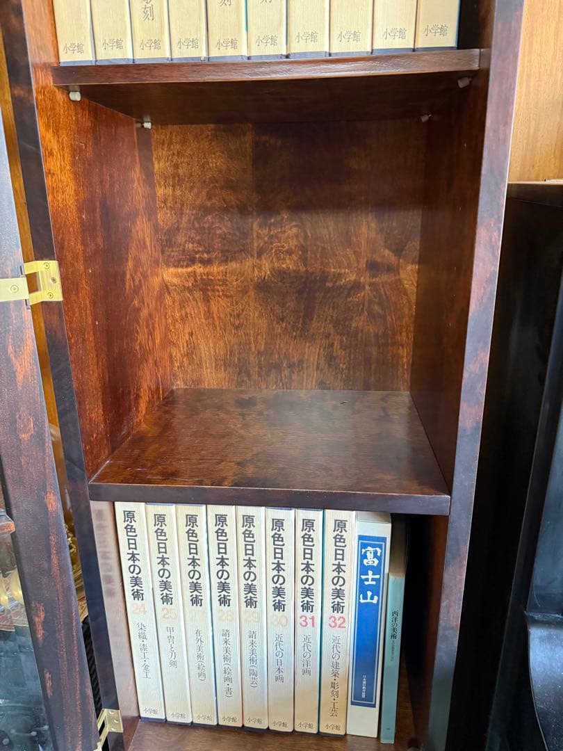 【O-1641】本棚 飾り棚 収納棚 キャビネット サイドボード アンティーク