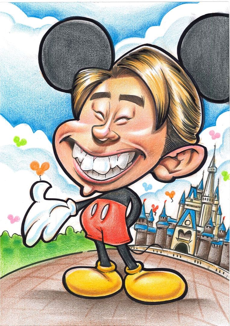 世界で1枚の手描きのオーダーメイド似顔絵★家族一緒に★記念日★誕生日