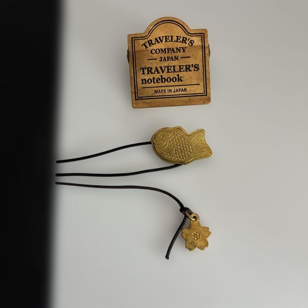 トラベラーズノートTOKYO EDITION黒 リフィル・ブラスチャームクリップ