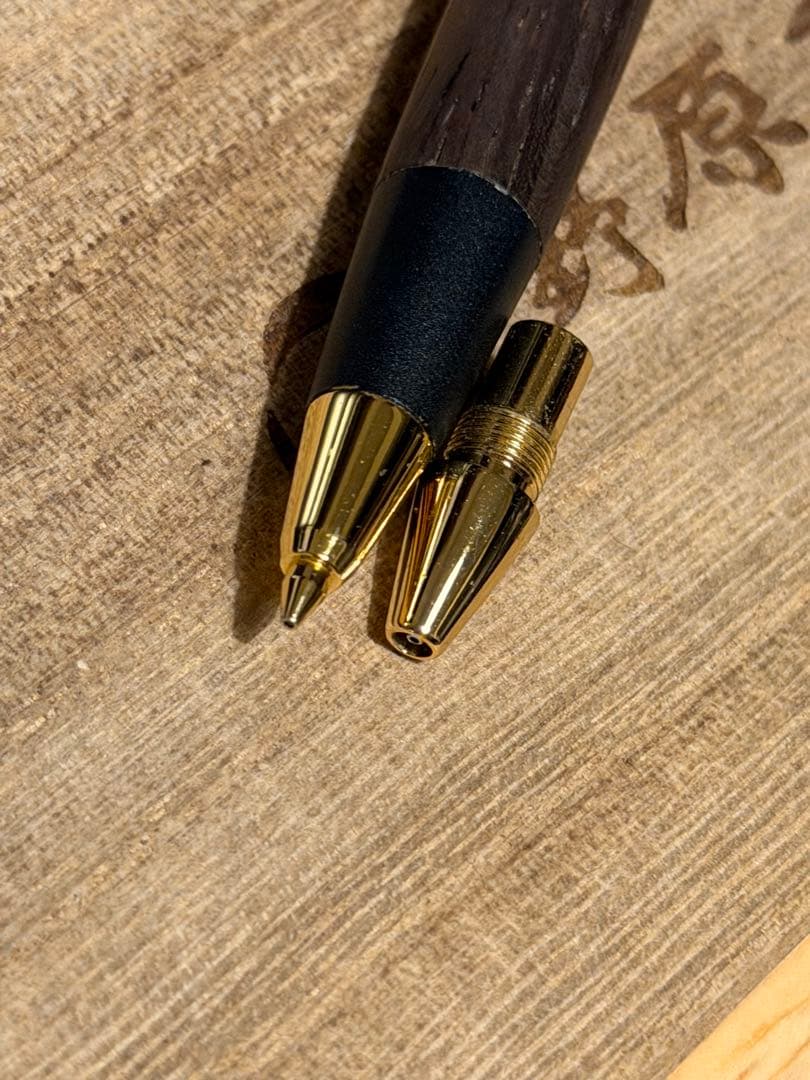 断*中様 野原工芸 旧型 固定式口金 ハカランダ シャーペン