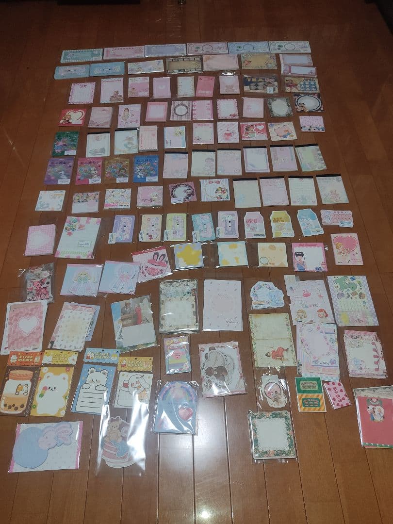 紙もの用 メモ用紙　デザインペーパー 100種類以上セットまとめ売り