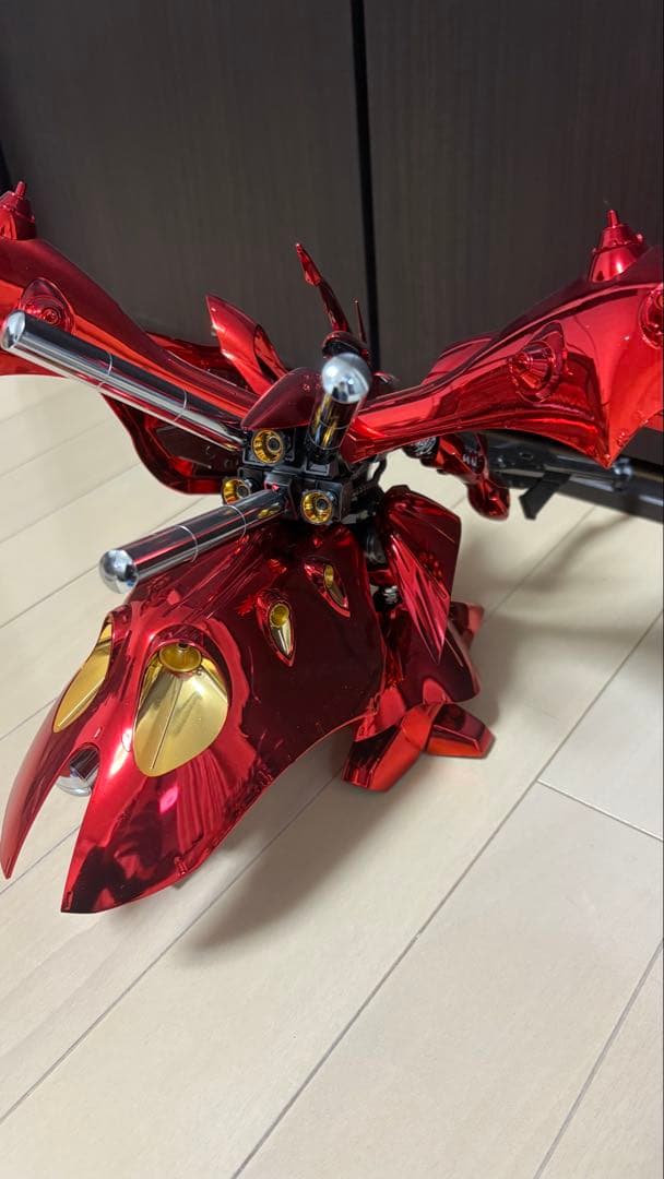 hg ナイチンゲール rg ハイニューガンダム メッキ加工完成品 一部塗装有り