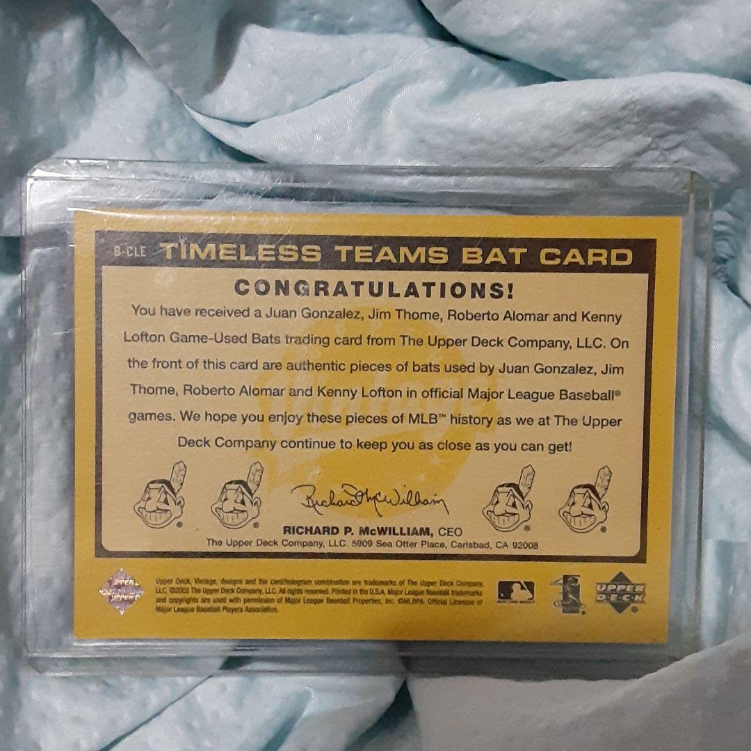 バットカード　インディアンズ　ガーディアンズ　MLB