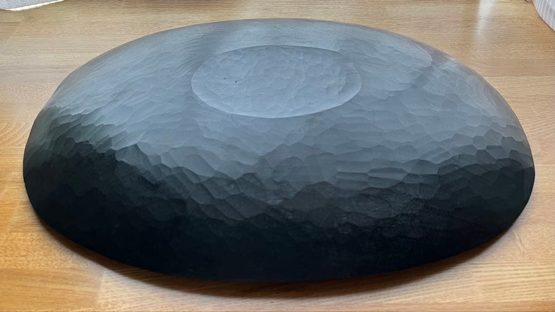 三谷龍二　黒漆　トレイ　楕円　大皿