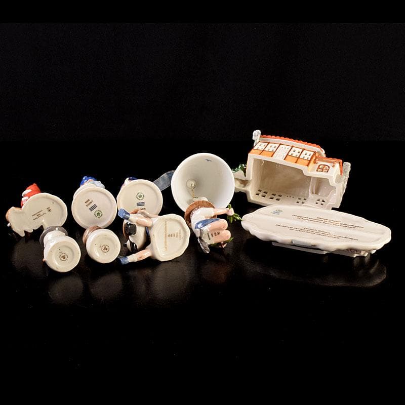 ロイヤルコペンハーゲン　サンタ　雪だるま　女の子など　9点　箱付　G　7171C