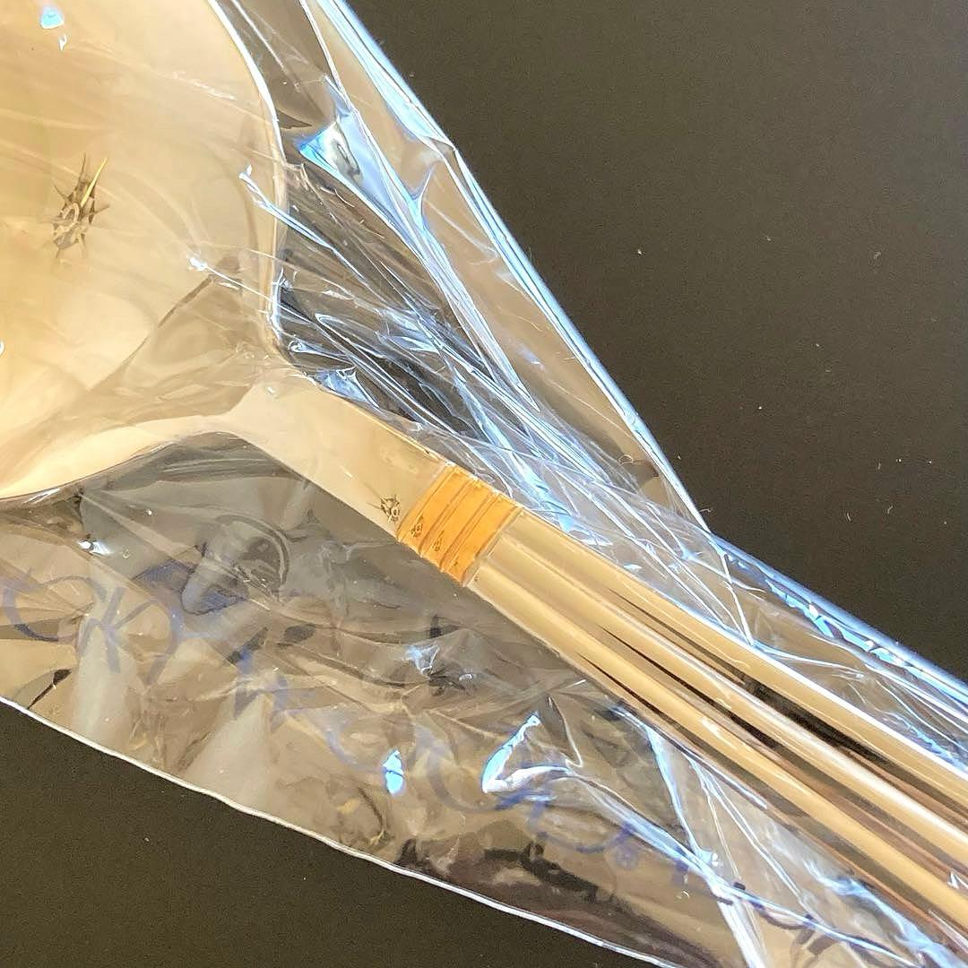 【新品未使用・サントラル金彩】ラッキーウッド　カトラリーセット　33本