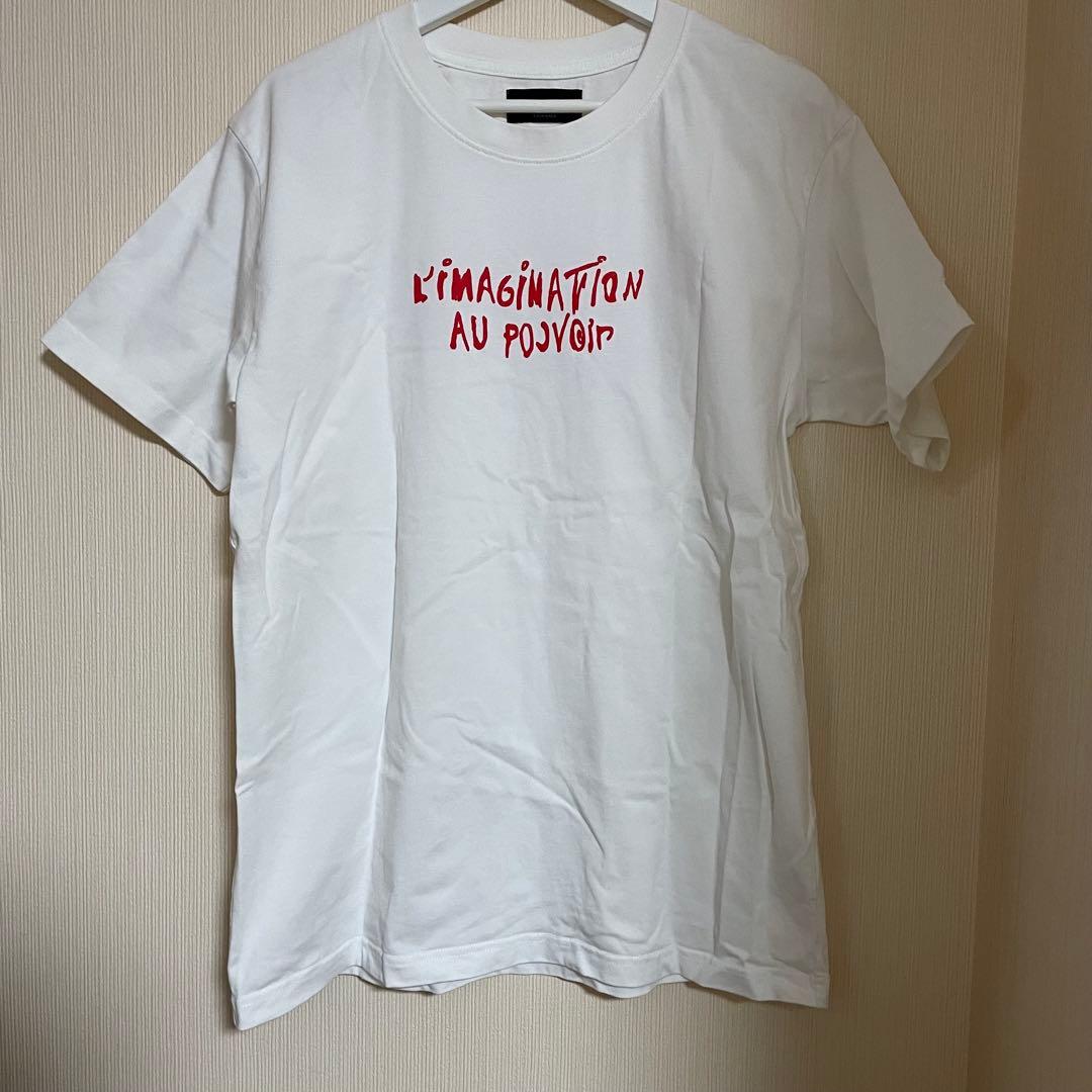 Age Factory 白 赤 Tシャツ Lサイズ