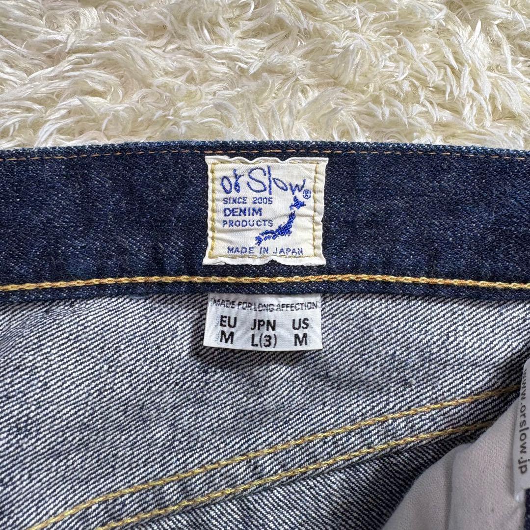 オアスロウ105★インディゴ　L◎5ポケットストレートデニム★