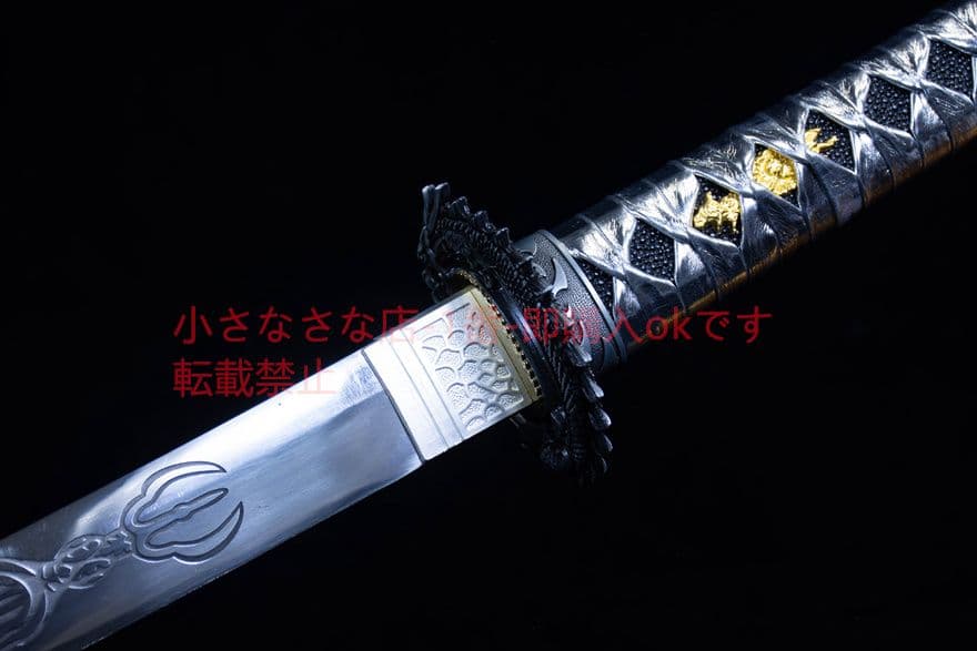 斬龍武士刀-高性能マンガン鋼   古兵器 武具　刀装具　日本刀　模造刀 居合刀