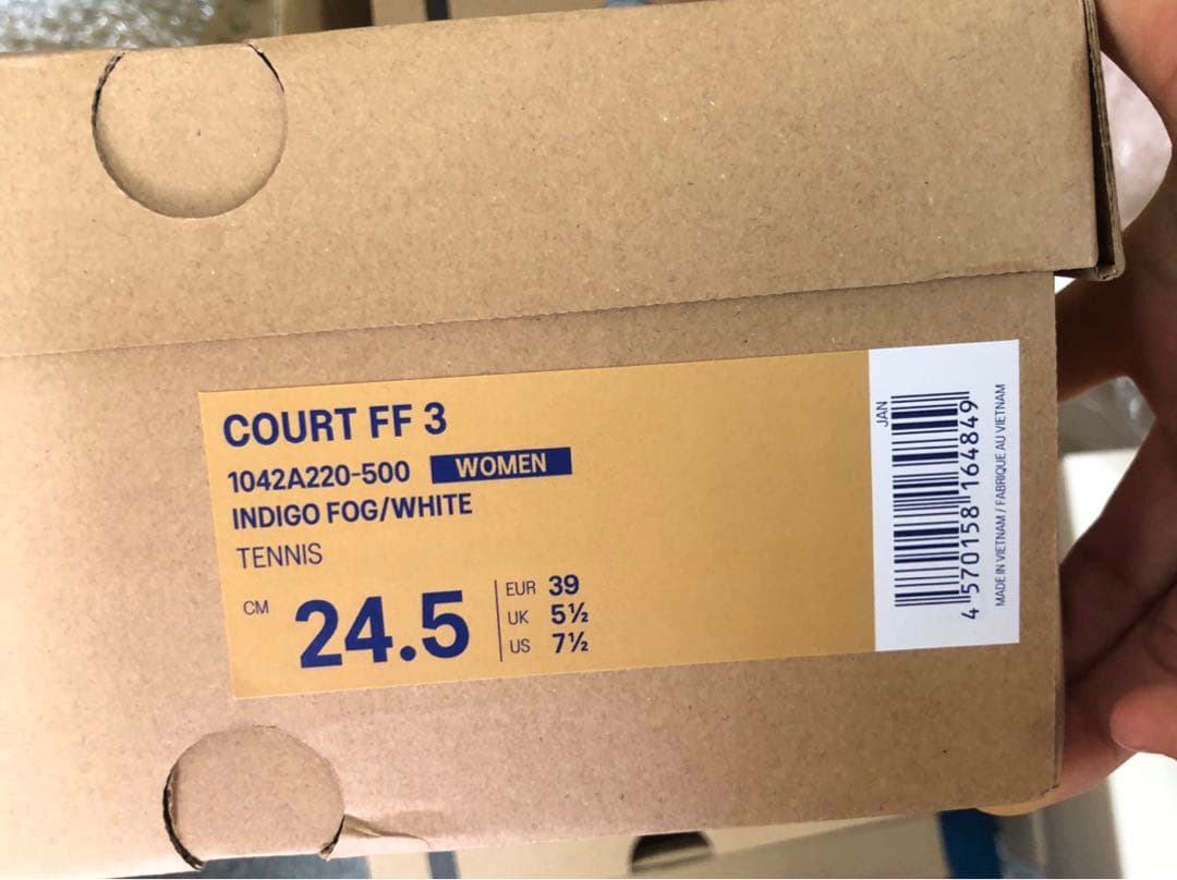 新品Asics COURT FF 3 W(オールコート)レディーステニスシューズ