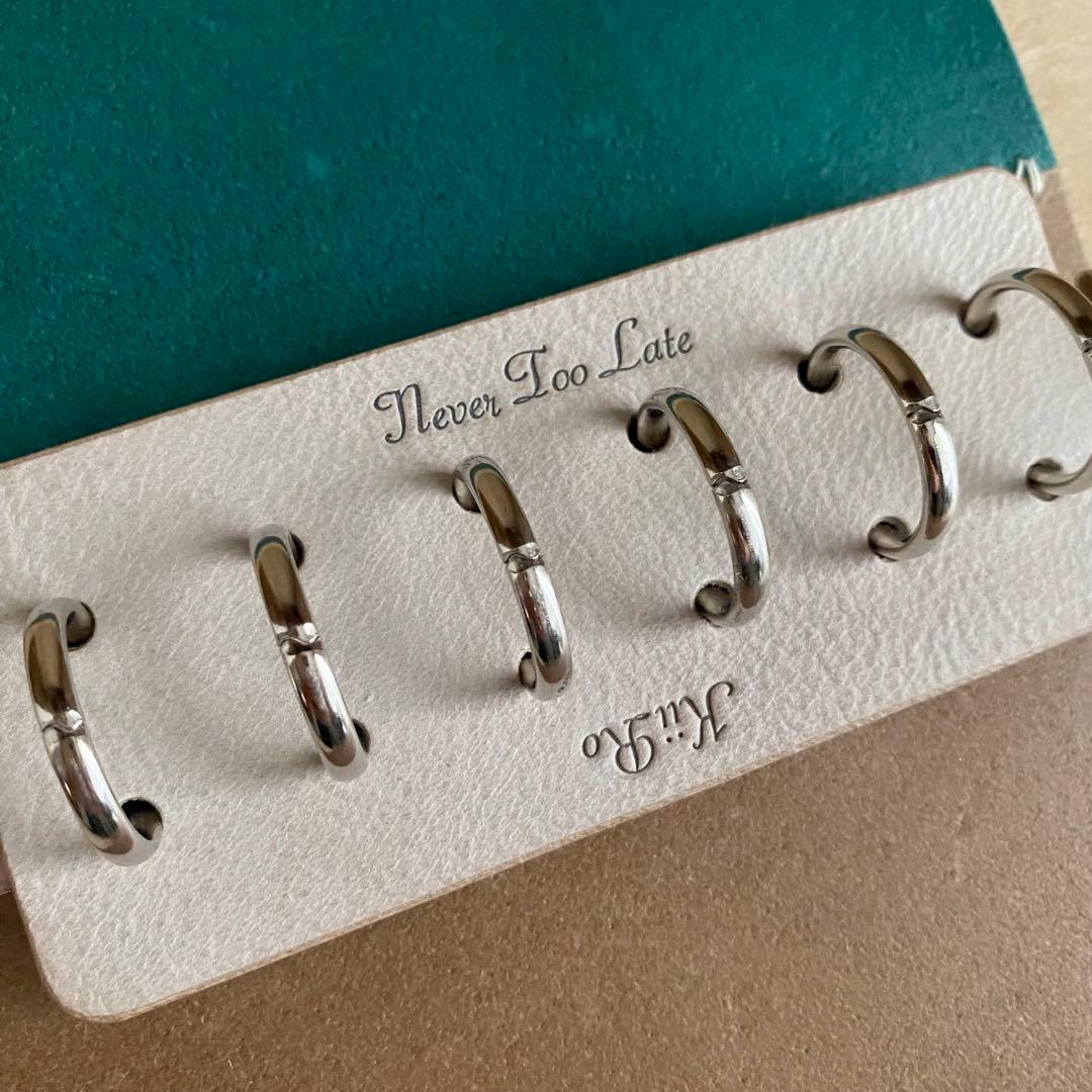 自由手帳 ミニ6 ラムネ×アイボリー