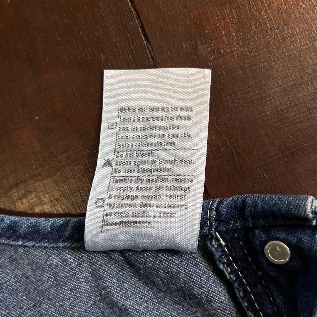 【Carhartt カーハート】 デニムオーバーオール XL ゆるだぼ y2k