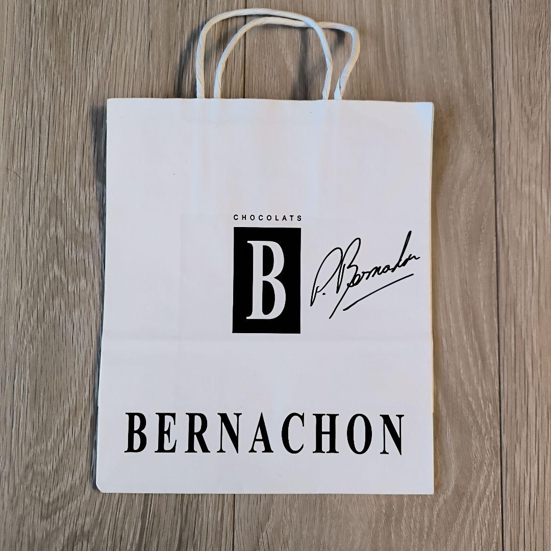 【直筆サイン入り】ベルナシオン BERNACHON ギフトバッグ 中型 白