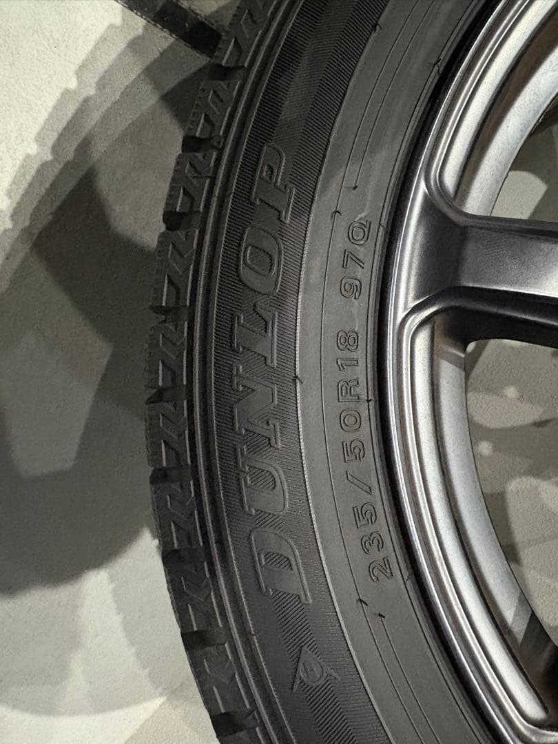 18インチ マットブラック ホイールセット