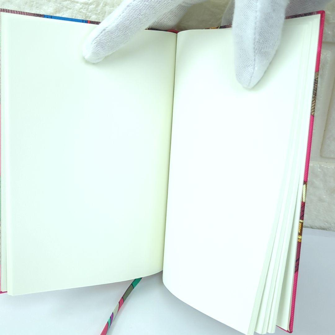 エルメス ベルトデザイン ノートブック メモ帳 ピンク カーキ ブルー【美品】