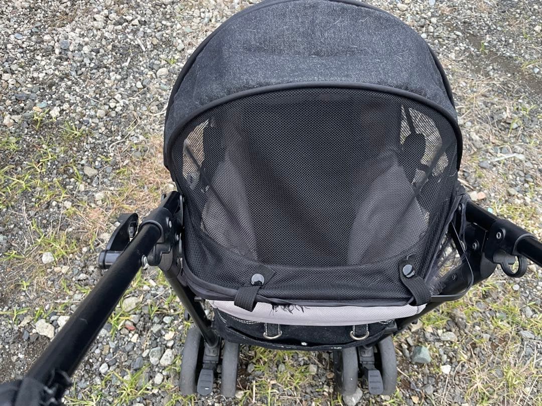 Mercedes-Benz ペットカート 黒 デニム風