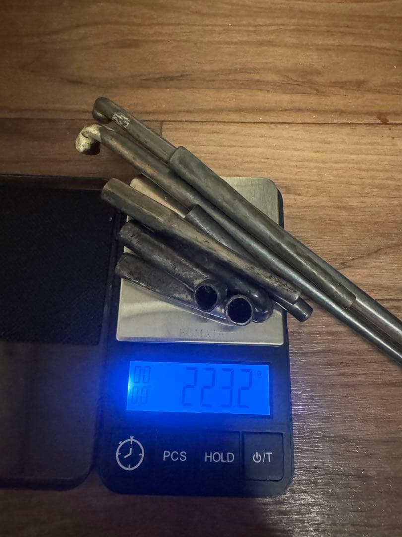 銀煙管 刻印あり 223.2g 銀純銀銀杯金貴金属プラチナアクセサリーシルバー