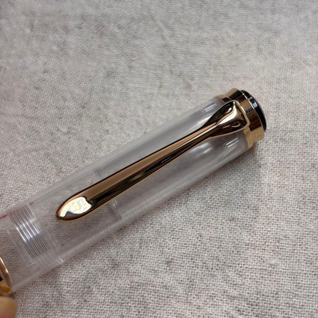 PelikanスーベレーンM800デモンストレーター万年筆刻印有18C-750M