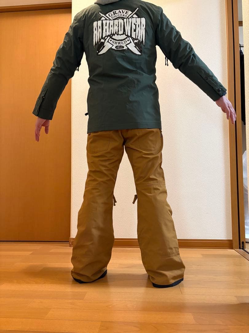 ダブルエーハードウェア上下セット　スノボウェア【美品】コーチジャケット