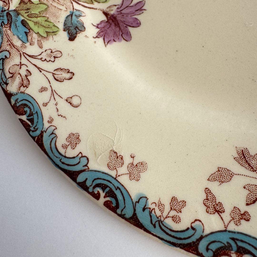 フランスアンティーク　Gien 秋の花　 FLEURS D'AUTOMNE