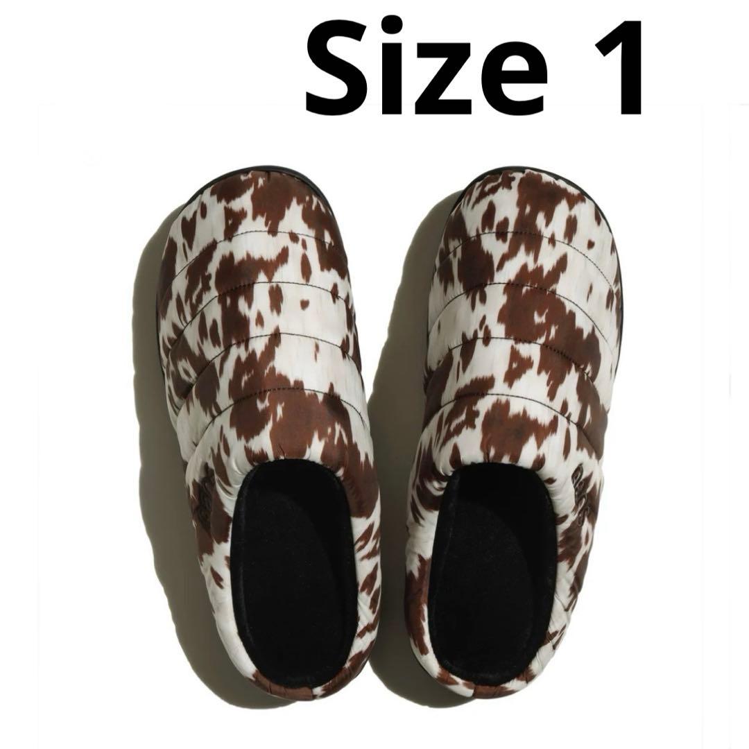 新品　SUBU スブ カウブラウン COW BROWN サンダル size 1