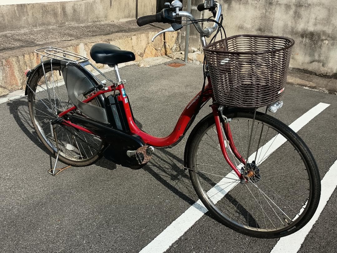 (No 1201) YAMAHA PAS Natura 26インチ レッド