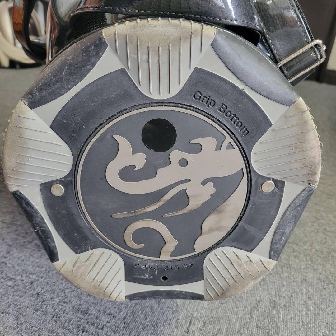 【匿名発送】DANCE WITH DRAGON　ゴルフバッグ　ブラック　イエロー