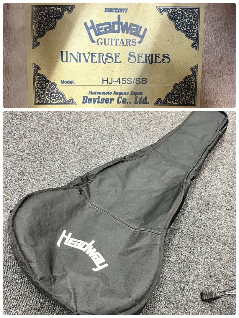 【11465】HEADWAY HJ-45S/SB アコースティックギター