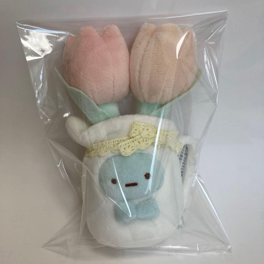 すみっコぐらし　花瓶てのりぬいぐるみ　たぴおか　てのり　かびん　ショップ限定