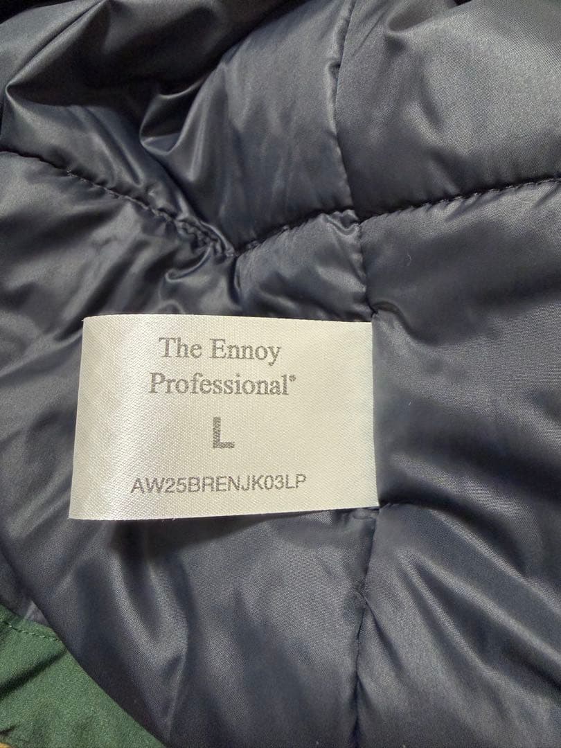 【期間限定値下げ】ENNOY PADDED NYLON SET UP GREEN