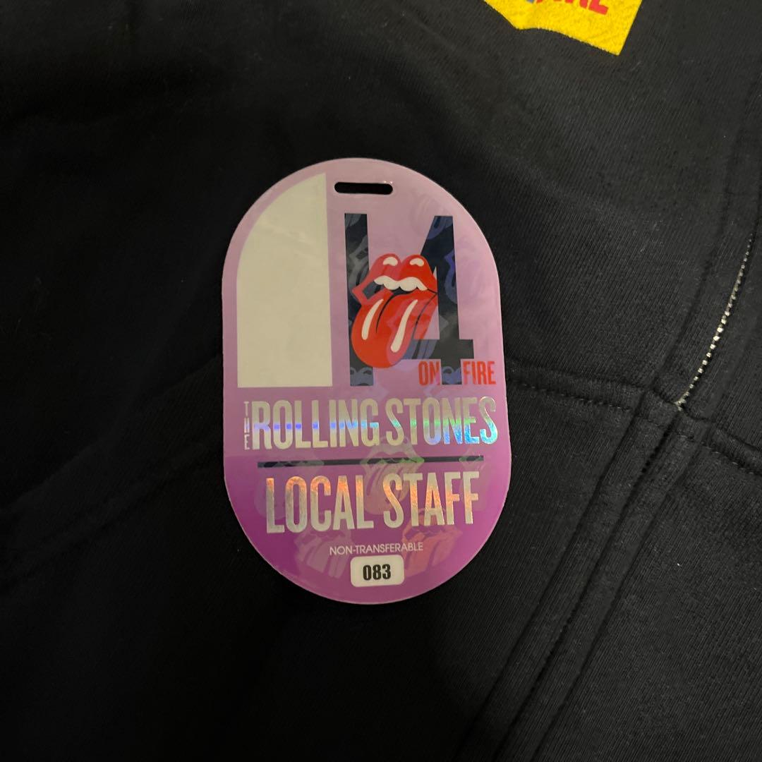 ローリング・ストーンズ ツアークルー パーカー　スタッフtour クールAAA
