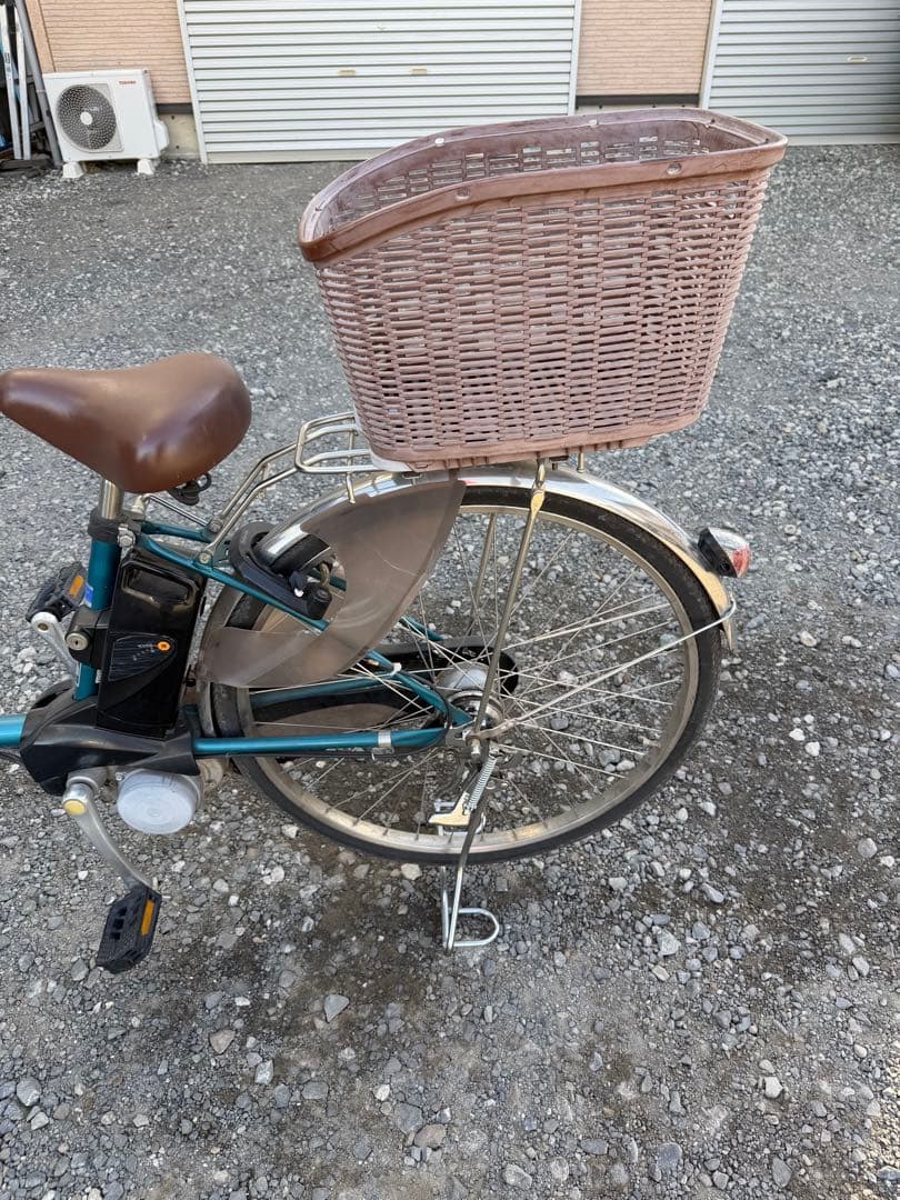 電動アシスト自転車 青色 26インチ
