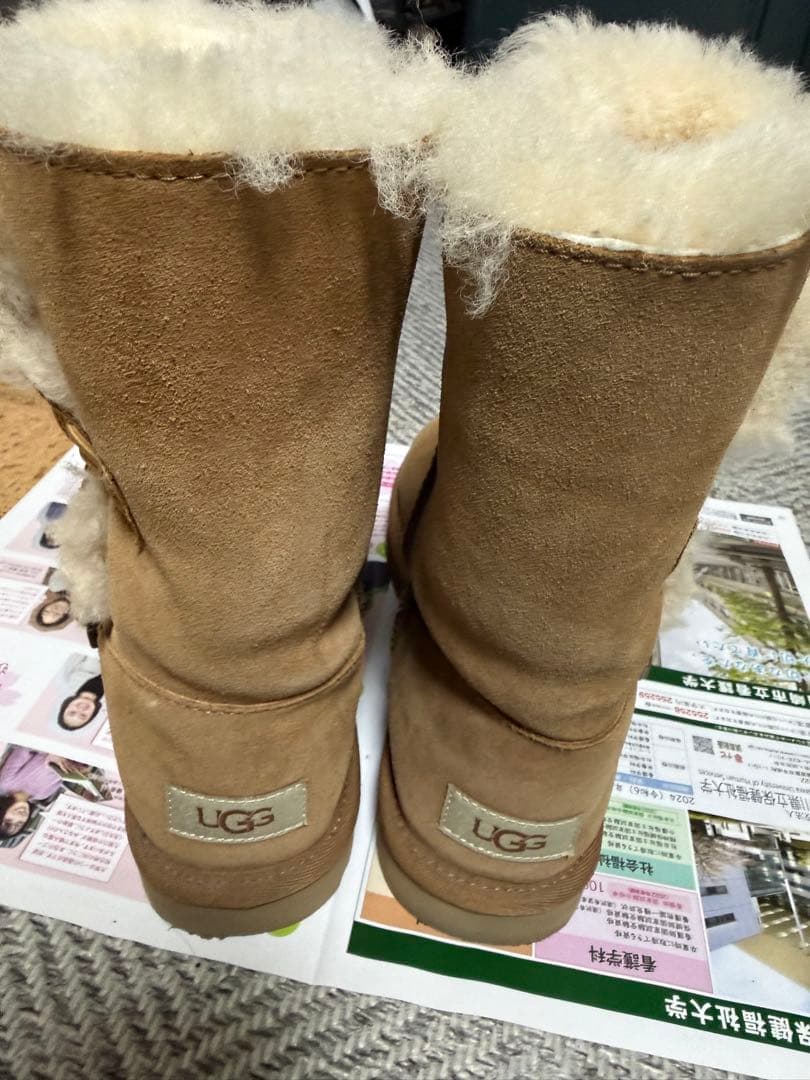 UGG ムートンブーツ　ウール　ロングブーツ