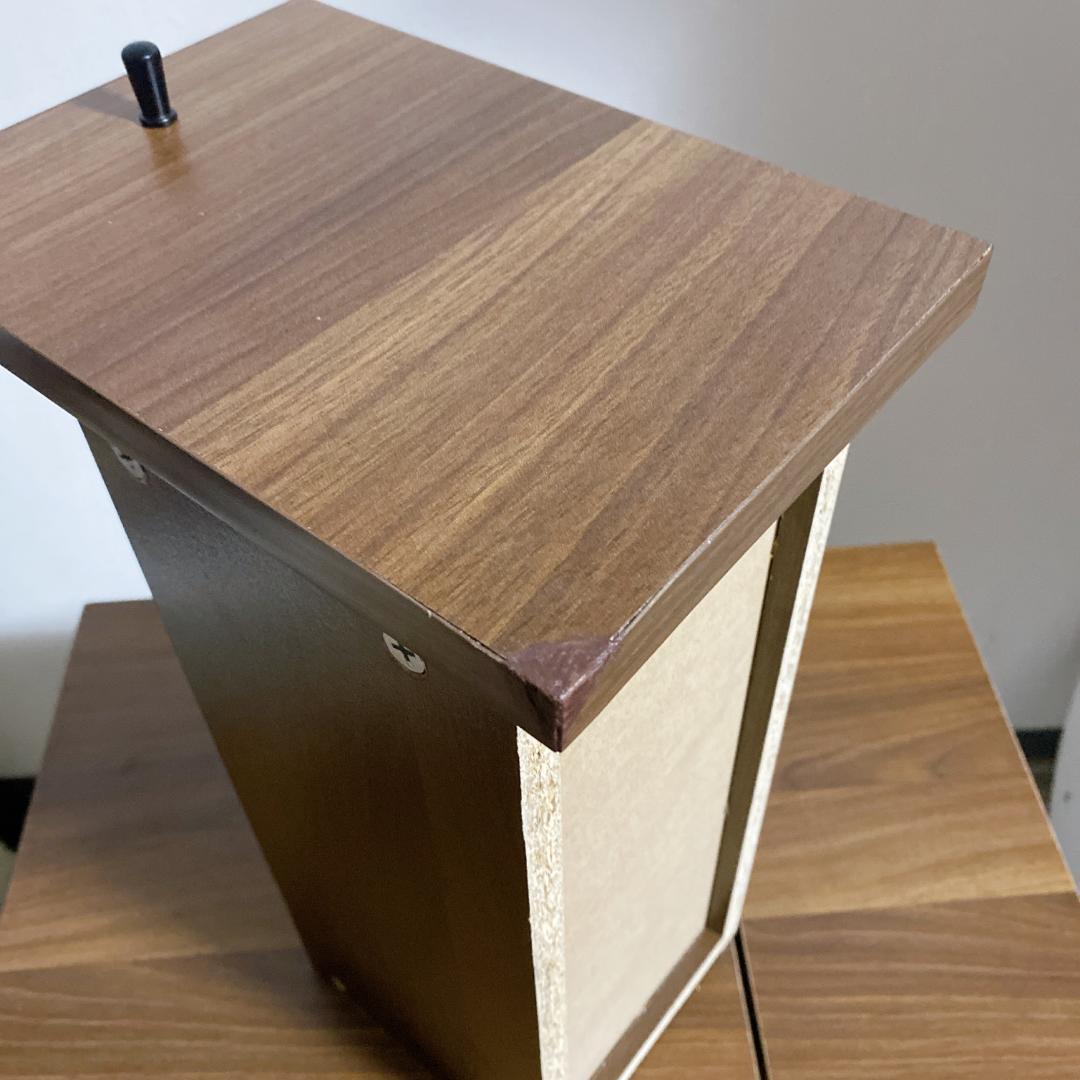 コンパクトドレッサー スツール付 鏡一面 シンプル モダン ダークブラウン