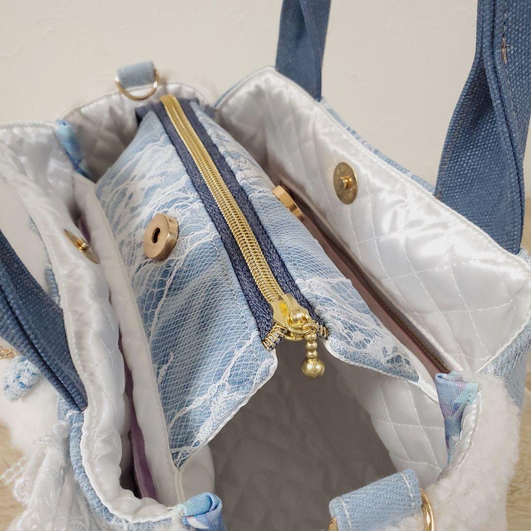 る*ぃ様 ハンドメイド 3rooms バッグ M コヤンイサムチョン クラウディ