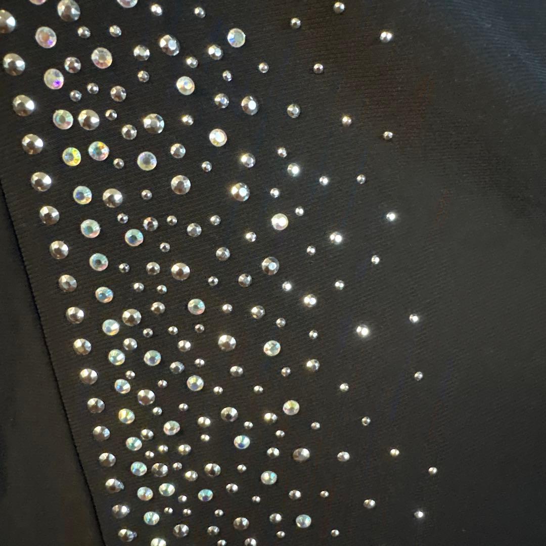 社交ダンス レッスンウェア エル・プラト　オーロラストーン装飾セットアップ