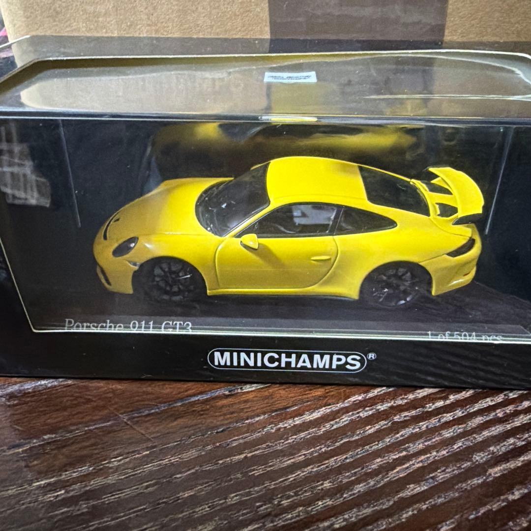 MINICHAMPS Porsche 911 GT3 2016 イエロー