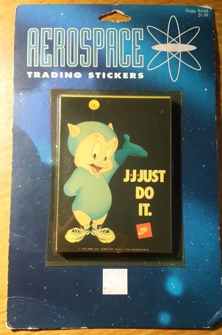 ナイキ マイケルジョーダン Aerospace TRADING STICKERS