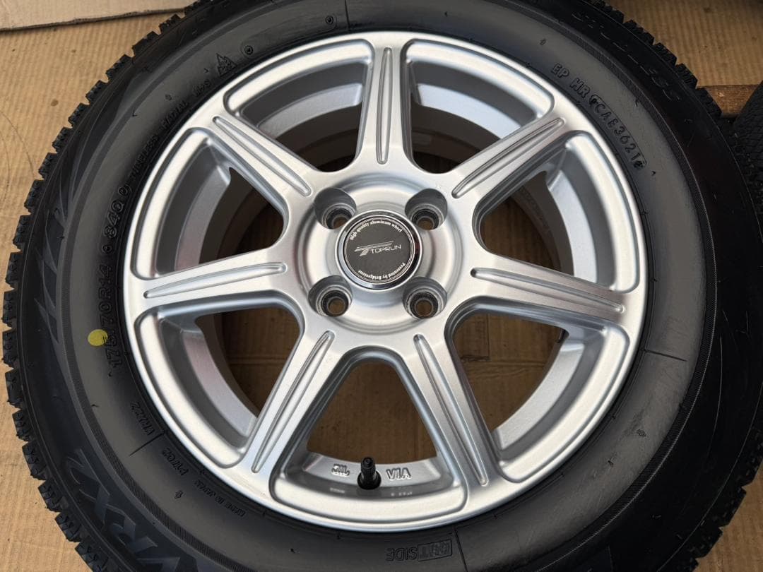 アクア ヤリス ヴィッツ フィット 175/70R14 VRX2 2021年製