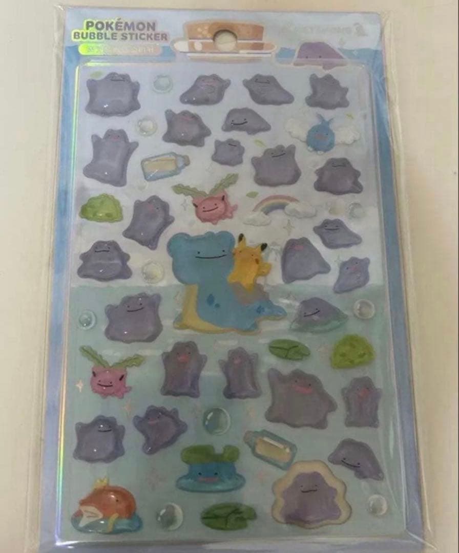 【即発送】韓国限定 ポケモン ポップアップ メタモン ボンボンドロップシール